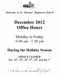 Office Hours