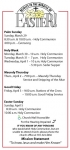 Easter Services at St. Paul's Anglican Church