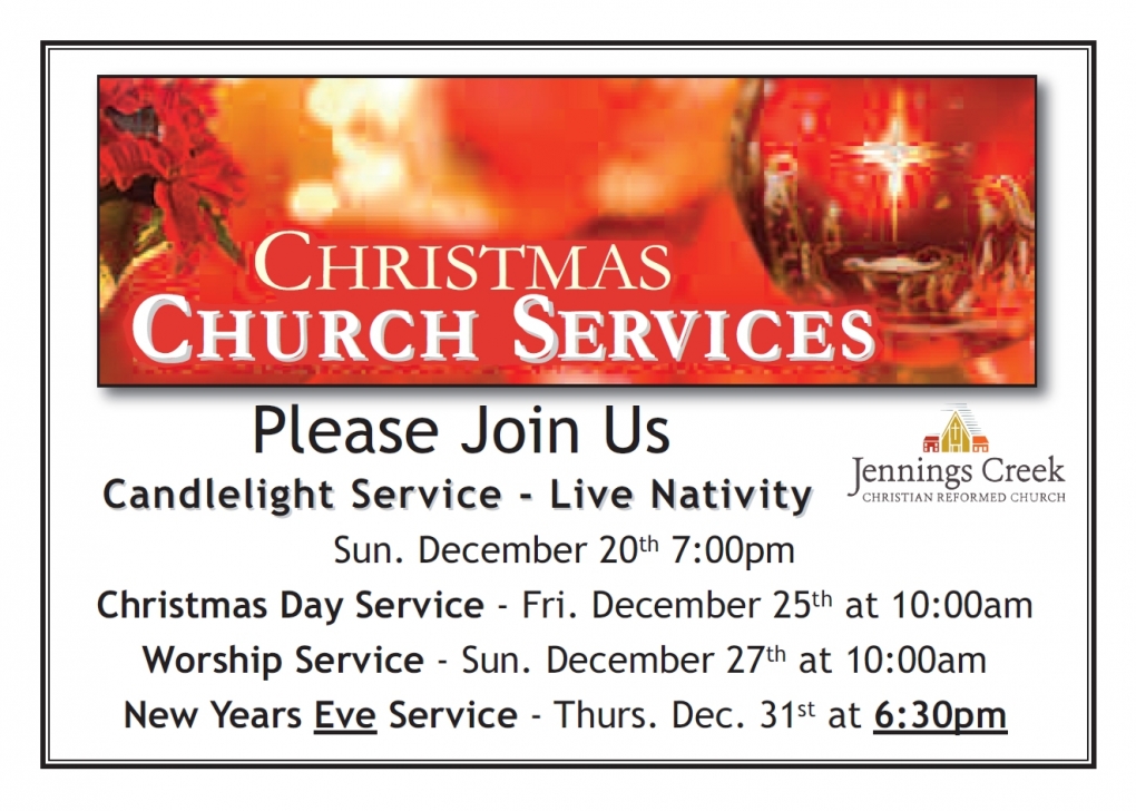 Jennings Creek CRC Christmas Services
